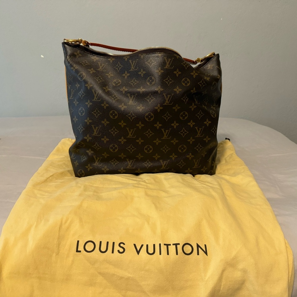Louis Vuitton “Sully”
Brown and Gold Monogram Bag